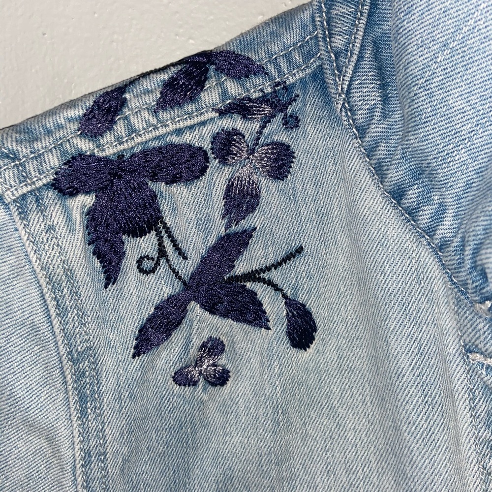 Embroidered Jean Jacket - Picture 4 of 5